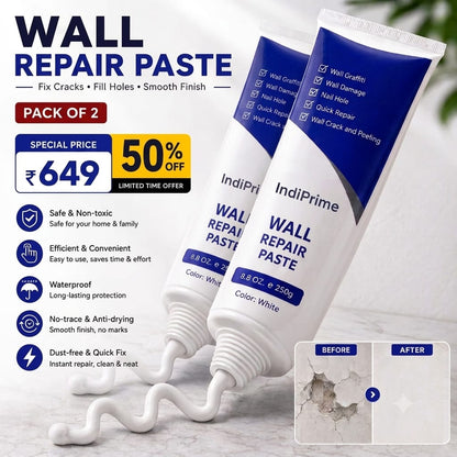 IndiPrime Waterproof Wall Repair Paste (Pack of 2)