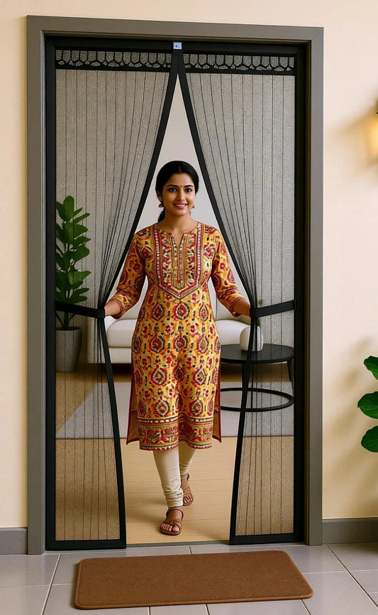 Mesh Magnetic Anti Mosquito Screen Door Net Curtain